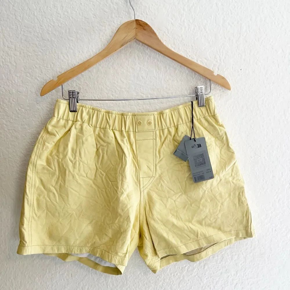 ZADIG & VOLTAIRE Pax crinkled leather shorts NWT. 38 - Picture 5 of 10